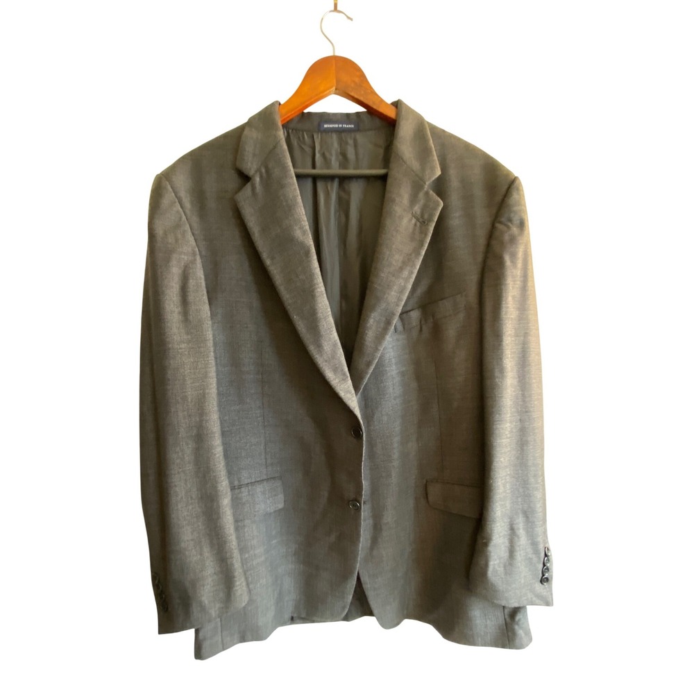 Daniel Cremieux‎ Loro Piana Gray Wool 2 Button Suit Mens Blazer Trousers Set